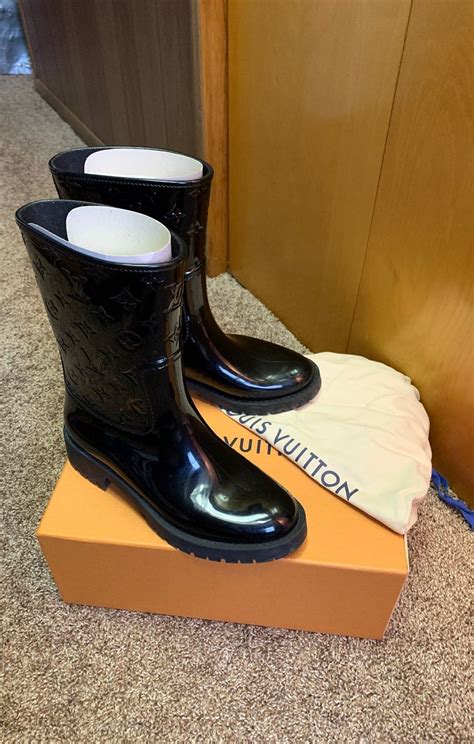 lv rain boots replica|louis vuitton doll boots.